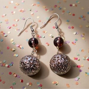 Elegant Silver Filigree Earrings